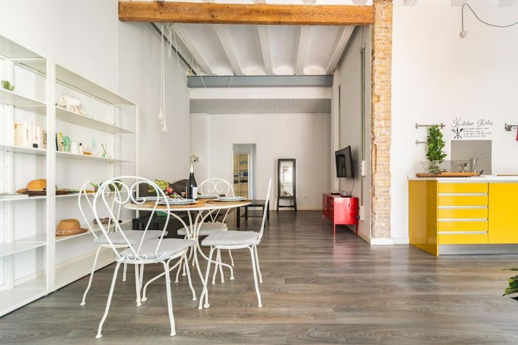 120 Sqm Loft-Style Apartment Beach Royal Marina Valencia Ngoại thất bức ảnh